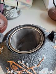 MaxSold Auction: JAPANES BLACK FLORAL TEAPOT - Upper Providence Township (Pennsylvania, USA) SELLER MANAGED Downsizing Online Auction - South Mennonite Road