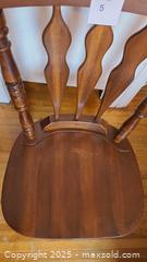 MaxSold Auction: Wooden Farmhouse/Colonial Splat-Back Side Chair, Solid Wood - Loyalist (Ontario, Canada) SELLER MANAGED Downsizing Online Auction - Main Street