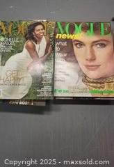 MaxSold Auction:  lot of Vogue Fashion Magazines vintage - Toronto (Ontario, Canada) SELLER MANAGED Estate Online Auction - Suntract Road 