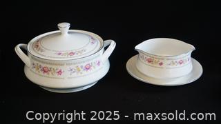 MaxSold Auction:  Royal Sealy “Fantasy” Japan Fine China – Covered Tureen &#38; Gravy Boat with Underplate - Beckwith (Ontario, Canada) SELLER MANAGED Downsizing Online Auction - Ridgemont Drive