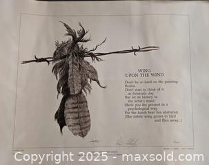 MaxSold Auction: Wing Upon the Wind” Limited Edition Print – Robert L.J. Zunik &#38; Ivan T. Wheale (Signed, 21/7000) - Beckwith (Ontario, Canada) SELLER MANAGED Downsizing Online Auction - Ridgemont Drive