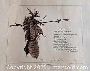 MaxSold Auction: Wing Upon the Wind” Limited Edition Print – Robert L.J. Zunik &#38; Ivan T. Wheale (Signed, 27/7000) - Beckwith (Ontario, Canada) SELLER MANAGED Downsizing Online Auction - Ridgemont Drive