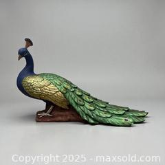 MaxSold Auction: Design Toscano Peacock Garden Statue - Morgan Hill (California, USA) SELLER MANAGED Downsizing Online Auction - San Clemente Lane