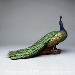 MaxSold Auction: Design Toscano Peacock Garden Statue - Morgan Hill (California, USA) SELLER MANAGED Downsizing Online Auction - San Clemente Lane