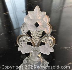 MaxSold Auction: Vintage Irice Art Deco Glass Perfume Bottle Grape Design 1940s - Morgan Hill (California, USA) SELLER MANAGED Downsizing Online Auction - San Clemente Lane