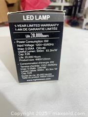 MaxSold Auction: ALLUCK LED Light Bulb E26 60W Replacement 500 Lumens (Boxed) - Toronto (Ontario, Canada) SELLER MANAGED Reseller Online Auction -  York Mills Road