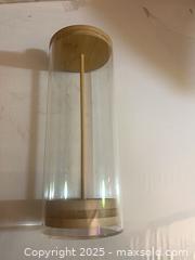 MaxSold Auction: Bamboo &#38; Clear Freestanding Countertop Straw Holder - Toronto (Ontario, Canada) SELLER MANAGED Reseller Online Auction -  York Mills Road