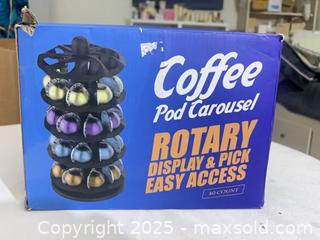 MaxSold Auction: Everie / Xiamen Legenda 40-Capsule Coffee Pod Carousel - Toronto (Ontario, Canada) SELLER MANAGED Reseller Online Auction -  York Mills Road