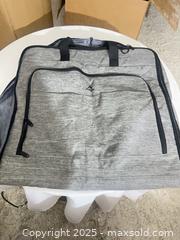MaxSold Auction: Light Heather Gray Full-Length Garment/Suit Bag with Black Trim - Toronto (Ontario, Canada) SELLER MANAGED Reseller Online Auction -  York Mills Road