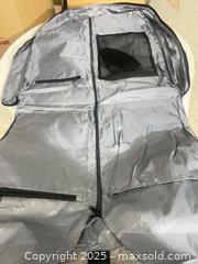 MaxSold Auction: Light Heather Gray Full-Length Garment/Suit Bag with Black Trim - Toronto (Ontario, Canada) SELLER MANAGED Reseller Online Auction -  York Mills Road