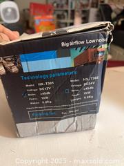 MaxSold Auction: Mitchel HX-T301 12V Car Bladeless Dual-Speed Interior Fan - Toronto (Ontario, Canada) SELLER MANAGED Reseller Online Auction -  York Mills Road