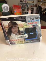 MaxSold Auction: Mitchel HX-T301 12V Car Bladeless Dual-Speed Interior Fan - Toronto (Ontario, Canada) SELLER MANAGED Reseller Online Auction -  York Mills Road