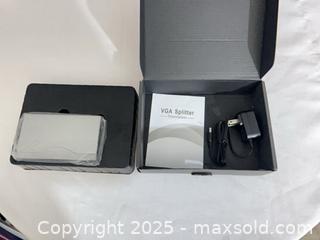 MaxSold Auction: VGA Splitter (Active) with External AC Adapter - Toronto (Ontario, Canada) SELLER MANAGED Reseller Online Auction -  York Mills Road