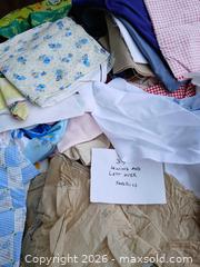 MaxSold Auction: Sewing and Various Leftover Fabrics - Capitol Heights (Maryland, USA) SELLER MANAGED Downsizing Online Auction - Quo Avenue