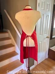 MaxSold Auction: 1998 Wearable Vegetables “Olive Lucy” Parody Apron – Red - London (Ontario, Canada) PARTNER MANAGED Downsizing Online Auction - Trillium Crescent