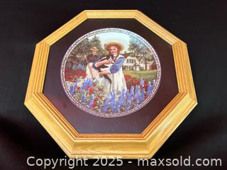MaxSold Auction: Anne of Green Gables “Green Gables Garden” Collector Plate – Framed (1996) Third Issue in  - London (Ontario, Canada) PARTNER MANAGED Downsizing Online Auction - Trillium Crescent