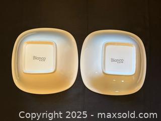 MaxSold Auction: Bianco by Casa Elite – Set of 2 Square Serving Bowls (12.5in) - London (Ontario, Canada) PARTNER MANAGED Downsizing Online Auction - Trillium Crescent