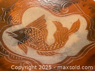MaxSold Auction: Decorative Ceramic Bowl with Fish Motif – Made in Indonesia - London (Ontario, Canada) PARTNER MANAGED Downsizing Online Auction - Trillium Crescent