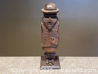 MaxSold Auction: Hand-Carved El Salvador Folk Art Figure - London (Ontario, Canada) PARTNER MANAGED Downsizing Online Auction - Trillium Crescent