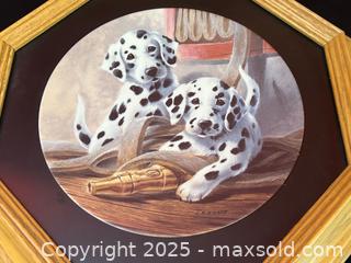 MaxSold Auction: Knowles “We’ve Been Spotted” Collector Plate – Framed (1992) - London (Ontario, Canada) PARTNER MANAGED Downsizing Online Auction - Trillium Crescent