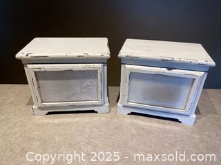 MaxSold Auction: Pair of Vintage Shabby Chic Wooden Music Boxes - London (Ontario, Canada) PARTNER MANAGED Downsizing Online Auction - Trillium Crescent