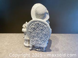 MaxSold Auction: Plaster Garden Statue – Girl with Hat &#38; Flowers - London (Ontario, Canada) PARTNER MANAGED Downsizing Online Auction - Trillium Crescent