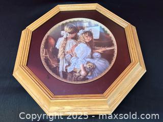 MaxSold Auction: Sandra Kuck “Moments of Sharing” Collector Plate – Framed (1988) Fourth Issue in the “Mome - London (Ontario, Canada) PARTNER MANAGED Downsizing Online Auction - Trillium Crescent