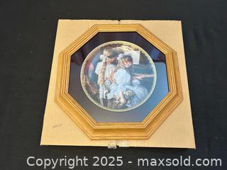 MaxSold Auction: Sandra Kuck “Moments of Sharing” Collector Plate – Framed (1988) Fourth Issue in the “Mome - London (Ontario, Canada) PARTNER MANAGED Downsizing Online Auction - Trillium Crescent