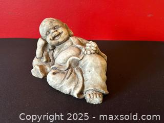 MaxSold Auction: Small Resting Buddha Cement Statue – 6.5”L x 3.5”H x 4”W - London (Ontario, Canada) PARTNER MANAGED Downsizing Online Auction - Trillium Crescent