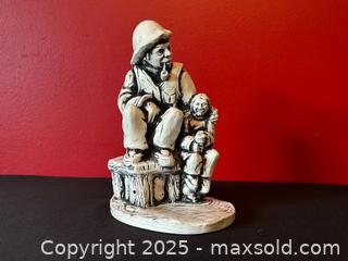 MaxSold Auction: Vintage 1972 Aardvark Canada Soapstone Carving – Fisherman and Boy – Aardik Collection – 7 - London (Ontario, Canada) PARTNER MANAGED Downsizing Online Auction - Trillium Crescent