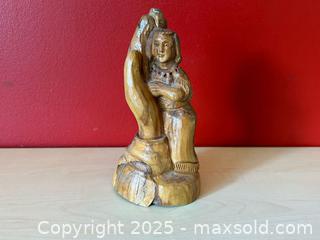 MaxSold Auction: Vintage Hand-Carved “Child in the Palm of God’s Hand” Wood Sculpture – 6inH - London (Ontario, Canada) PARTNER MANAGED Downsizing Online Auction - Trillium Crescent