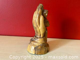 MaxSold Auction: Vintage Hand-Carved “Child in the Palm of God’s Hand” Wood Sculpture – 6inH - London (Ontario, Canada) PARTNER MANAGED Downsizing Online Auction - Trillium Crescent