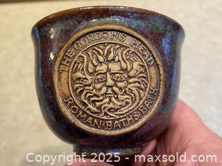 MaxSold Auction: Vintage Stoneware Goblet – The Gorgon’s Head, Roman Baths Bath Souvenir Chalice - London (Ontario, Canada) PARTNER MANAGED Downsizing Online Auction - Trillium Crescent