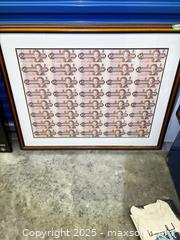 MaxSold Auction: Framed Uncut Sheet of 54 Canadian $2 Notes - Toronto (Ontario, Canada) SELLER MANAGED Estate Sale Online Auction - Norseman Street (STORAGE)
