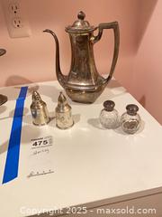 MaxSold Auction: Sterling Shakers and Teapot A  - Upperco (Maryland, USA) SELLER MANAGED Estate Sale Online Auction - Mount Zion Road