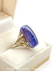 MaxSold Auction: 14K White Gold Tanzanite Ring  - Victoria (British Columbia, Canada) PARTNER MANAGED Estate Sale Online Auction - Goldstream Avenue (CONDO)