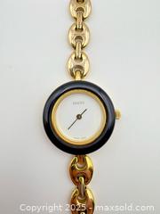 MaxSold Auction: Gucci Interchangeable Bezel Marina Chain Watch 11.12.2  - Victoria (British Columbia, Canada) PARTNER MANAGED Estate Sale Online Auction - Goldstream Avenue (CONDO)