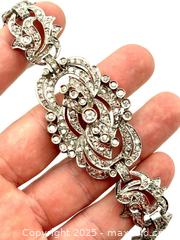 MaxSold Auction: Incredible! Antique Diamond Silver Bracelet with 3.77cts of Diamonds with Appraisal! - Victoria (British Columbia, Canada) PARTNER MANAGED Estate Sale Online Auction - Goldstream Avenue (CONDO)