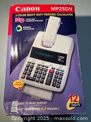 MaxSold Auction: Canon MP25DV - Walpole (Massachusetts, USA) SELLER MANAGED Downsizing Online Auction - Park Lane