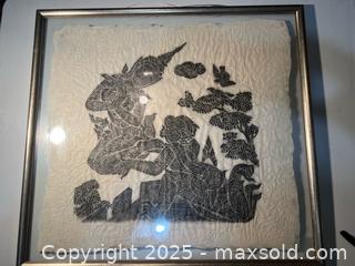 MaxSold Auction: Charcoal rubbing on rice paper - Walpole (Massachusetts, USA) SELLER MANAGED Downsizing Online Auction - Park Lane