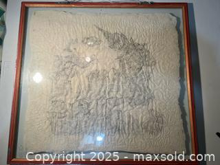 MaxSold Auction: Charcoal rubbing on rice paper - Walpole (Massachusetts, USA) SELLER MANAGED Downsizing Online Auction - Park Lane