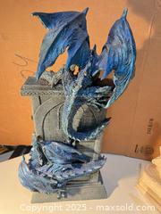 MaxSold Auction: Dueling Dragons Sculpture Clock  - Walpole (Massachusetts, USA) SELLER MANAGED Downsizing Online Auction - Park Lane