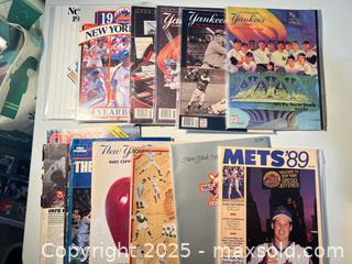 MaxSold Auction: MLB / NFL / NHL card / yearbook / memorabilia lot - Walpole (Massachusetts, USA) SELLER MANAGED Downsizing Online Auction - Park Lane