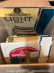 MaxSold Auction: Vintage Beer Decoration / Advertisement Lot - Walpole (Massachusetts, USA) SELLER MANAGED Downsizing Online Auction - Park Lane