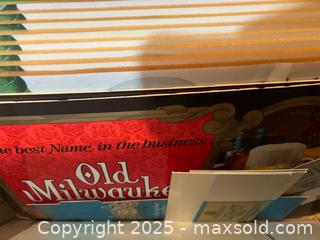 MaxSold Auction: Vintage Beer Decoration / Advertisement Lot - Walpole (Massachusetts, USA) SELLER MANAGED Downsizing Online Auction - Park Lane