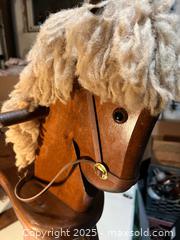 MaxSold Auction: Vintage Wooden Rocking horse - Walpole (Massachusetts, USA) SELLER MANAGED Downsizing Online Auction - Park Lane