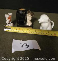 MaxSold Auction: 3 dog figurines. 2 vintage 1 newer. - Ottawa (Ontario, Canada) SELLER MANAGED Downsizing Online Auction - Beaver Ridge