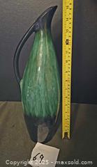 MaxSold Auction: 60s Blue Mountain Pottery Pitcher Vase 15 inch - Ottawa (Ontario, Canada) SELLER MANAGED Downsizing Online Auction - Beaver Ridge