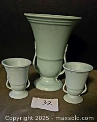 MaxSold Auction: Haegar set of 3 Trophy vases. - Ottawa (Ontario, Canada) SELLER MANAGED Downsizing Online Auction - Beaver Ridge