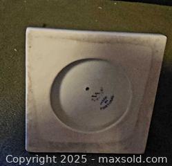 MaxSold Auction: Vista Alegre 2 Candlestick holder, Greek column, porcelain white &#38; gilded - Ottawa (Ontario, Canada) SELLER MANAGED Downsizing Online Auction - Beaver Ridge